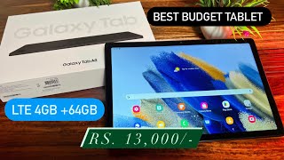 Samsung Tab A8 LTE 4GB  64GB unboxing and first impression at cheapest price  Best Croma offer [upl. by Asinet]