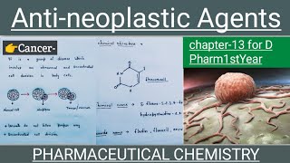 Antineoplastic agents  Definition  Classification  Pharmaceutical chemistry  D Pharm1stYear [upl. by Nikaniki]