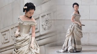 I Made a Victorian Bustle Gown and Wore it to New York Public Library [upl. by Caitlin963]