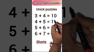 Tricky maths puzzles shorts maths shorts ssc yt puzzle [upl. by Feeney158]