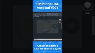 3MC  Autocad 001  Create Templates with reconciled Layers [upl. by Hailee45]