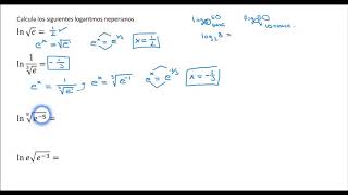 CÁLCULO DE LOGARITMOS NEPERIANOS O NATURALES [upl. by Atilam246]