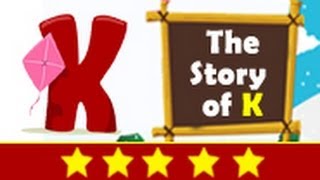 Alphabet Songs  Story Of Letter K for Nursery Kids [upl. by Teillo672]