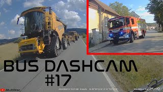 BUS DASHCAM 17  Lepič Plechová kavalerie Větev v silnici [upl. by Enihsnus]