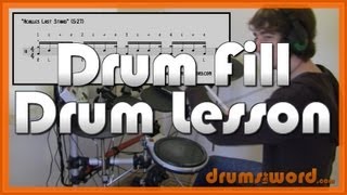 ★ Achilles Last Stand Led Zeppelin ★ Drum Lesson  How To Play Drum Fill John Bonham [upl. by Natsyrt]