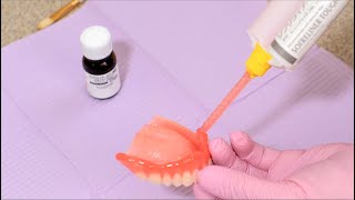 Full Chairside Denture Reline Procedure using SOFRELINER TOUGH® [upl. by Trubow]