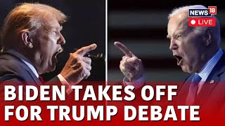 CNN Presidential Debate 2024  Donald Trump Vs Joe Biden Live  BidenTrump Debate Takes Shape N18G [upl. by Doralin]