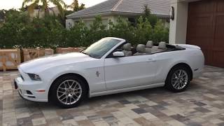 2014 Ford Mustang Premium V6 Convertible Review and Test Drive by Bill  Auto Europa Naples [upl. by Hamforrd]