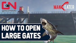 Maneater How to Open Large Gates  Tips amp Tricks [upl. by Yeslehc]