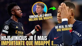 🚨NOSSA IMPRENSA ESPANHOLA REVELA PREFERÊNCIA ENTRE VINICIUS JUNIOR E MBAPPE [upl. by Idnod]