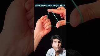 Easy rubber band magic tricks🪄🫵 shorts [upl. by Russel238]