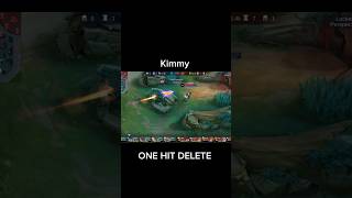 Kimmy one hit delete kimmy mlbb mobilelegends ml shortvideo [upl. by Hsotnas]