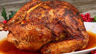 Easy Baked Turkey Recipe  How To Bake a Whole Turkey For Thanksgiving 2024 [upl. by Lunnete450]