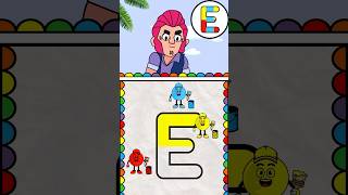 Help Shelly Painting E coloring match puzzle game shorts painting brawlstars [upl. by Sivet]