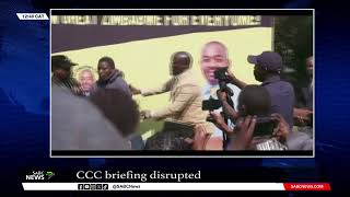 Zimbabwe Elections  Update on disrupted CCC media briefing  Ephert Musekiwa [upl. by Desi]