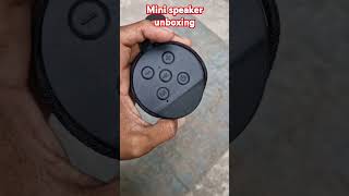 Mini speaker unboxing unboxing unboxingvideo speakers [upl. by Towny]