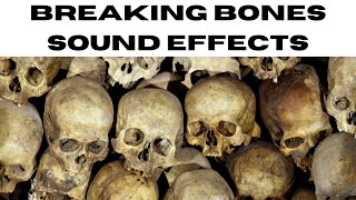 Breaking Bones Sound Effects  floraphoniccom [upl. by Nihi621]