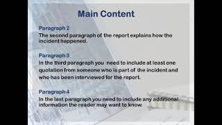 News Report IGCSE O Level GCSE Secondary Checkpoint [upl. by Mosera]