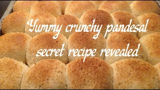 Yummy crunchy pandesal bread secret recipe revealed [upl. by Weirick]