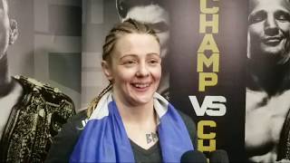 UFC on ESPN 1 Joanne Calderwood Post Fight Interview [upl. by Maryly544]