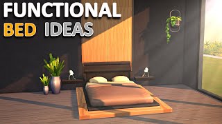 TUTORIAL 🌺  Bedroom Ideas  NO CC or Mods  The Sims 4  Tips and Tricks [upl. by Silirama607]