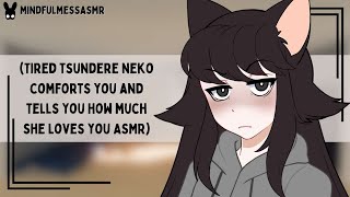 I Was Resting Tsundere Neko Girlfriend ASMR [upl. by Ranie794]