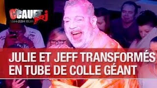 Julie et Jeff transformés en tube de colle géant  CCauet sur NRJ [upl. by Seibold69]