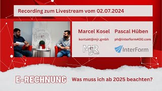 LIVESTREAM Die ERechnung kommt  alles was ab 2025 wichtig wird [upl. by Yntruoc558]