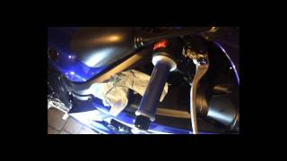 Yamaha R6  R6S hand grip installation [upl. by Noemad911]