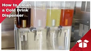 How to Clean a Cold Drink Dispenser [upl. by Sean69]