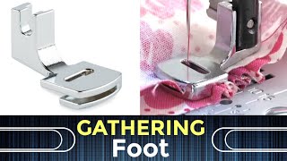 How To Use Gathering Foot  Shirring Foot  Kapdon Mein Pleat Dalne ki trick [upl. by Airlee]