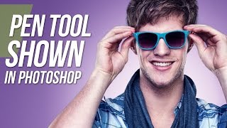 Adobe Photoshop CS5 Tutorial  Pen Tool [upl. by Jerroll]