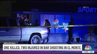 One killed two injured in bar shooting in El Monte [upl. by Annert959]