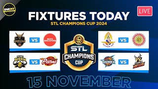 🔵 STL CHAMPIONS CUP 2024 Jadual Perlawanan Fasa Kumpulan Hari ini  15 November 2024 [upl. by Mccarty530]