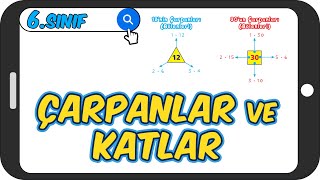 Çarpanlar ve Katlar 📘 6Sınıf Matematik 2023 [upl. by Aciretahs919]