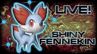 First Live On Youtube Shiny Fennekin After 939 SRs Pokémon X BQ1 [upl. by Neeliak]