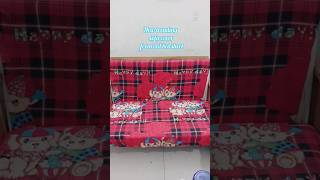 New trending sofa cover from old bed sheetdiy reuse trending reuseable sofacover [upl. by Neleh596]