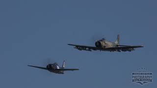 Grumman F8F Bearcat and Douglas A1 Skyraider  Vintage Aircraft Weekend [upl. by Tiemroth82]