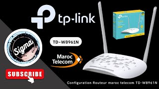 ضبط إعدادات راوتر Configuration Routeur tplink TDW8961N [upl. by Scottie]