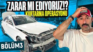 Zarar Mı Ediyoruz Sizce 😮 Mercedes C63 AMG Kurtarma Operasyonu 3 [upl. by Tesler]