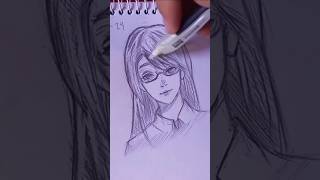 Rize from Tokyo Ghoul🥀🥀 drawing fanart sketch [upl. by Aniehs502]