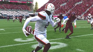 College Football 25  1 vs 2 Rival Virginia Tech Road to Glory [upl. by Naitsihc]