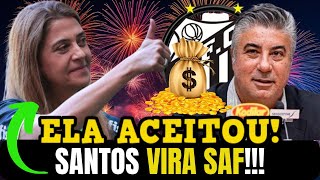 SANTOS VIROU SAF LEILA PEREIRA ACEITA ACORDO E CHOCA O FUTEBOL BRASILEIRO NOTICIAS DO SANTOS [upl. by Nelly]