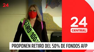 Proponen retiro del 50 de fondos AFP para compra de vivienda  24 Horas TVN Chile [upl. by Alaet]