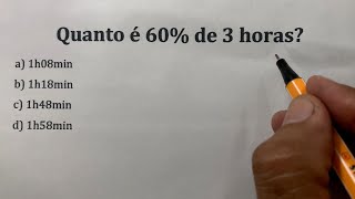 Quanto é 60 de 3 horas❓ [upl. by Siloum]