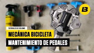 MANTENIMIENTO DE PEDALES  shimano XT Carretera y plataforma [upl. by Aelgna]