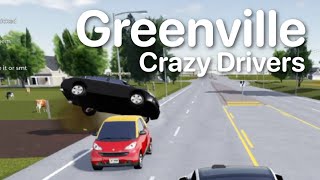 Crazy Drivers and Road Rage in Greenville Caught on Camera  Greenville Roblox [upl. by Adamina]