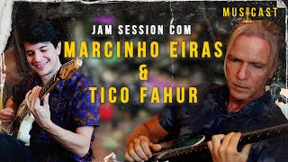 MARCINHO EIRAS amp TICO FAHUR  Fazendo um som no MUSICAST [upl. by Anier730]