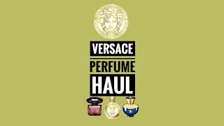 Versace Perfume Haul  Crystal Noir  Dylan Blue amp Eros Pour Femme [upl. by Inasah]