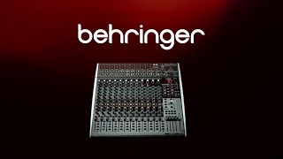 Behringer Xenyx X2442USB 24 Channel Analog Mixer  Gear4music demo [upl. by Auoz]